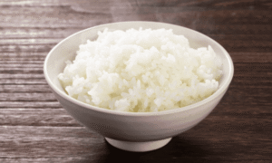 Cooked white rice as a low phosphorus grain for kidney-friendly meals